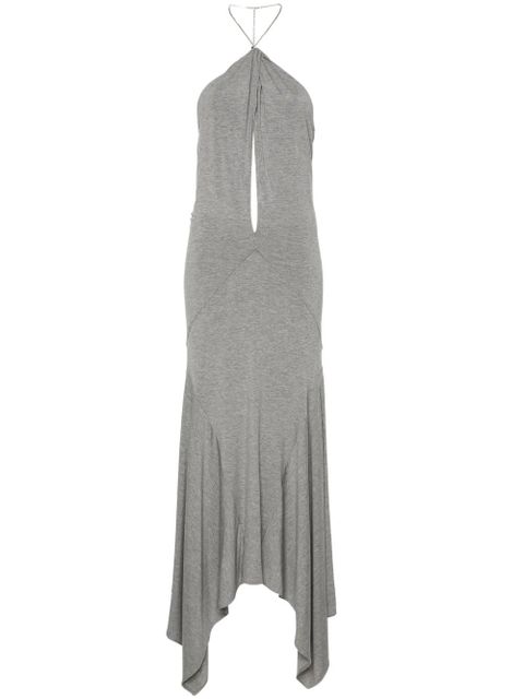 The Attico keyhole cut-out maxi dress - Grey - zdjęcie produktu nr 1