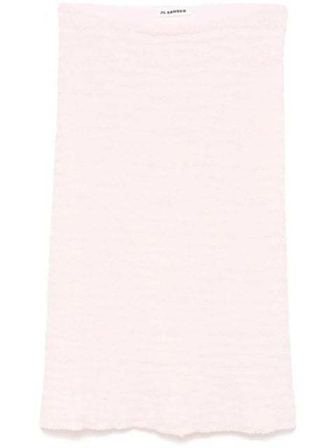 Jil Sander crepe jersey midi skirt - Pink - zdjęcie produktu nr 1