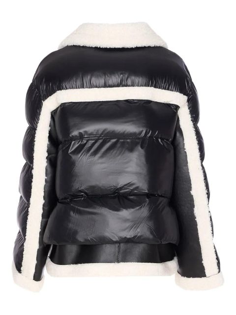 Essentiel Antwerp faux-shearling panelled jacket - Black