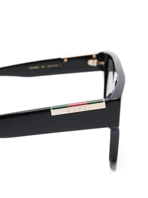 Gucci Eyewear square-frame sunglasses - Black - zdjęcie produktu nr 2