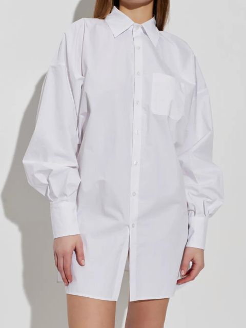 Coperni drawstring-waist shirt - White