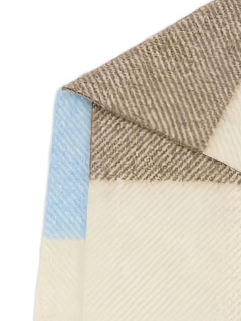 LOEWE striped fringed scarf - Blue - zdjęcie produktu nr 2