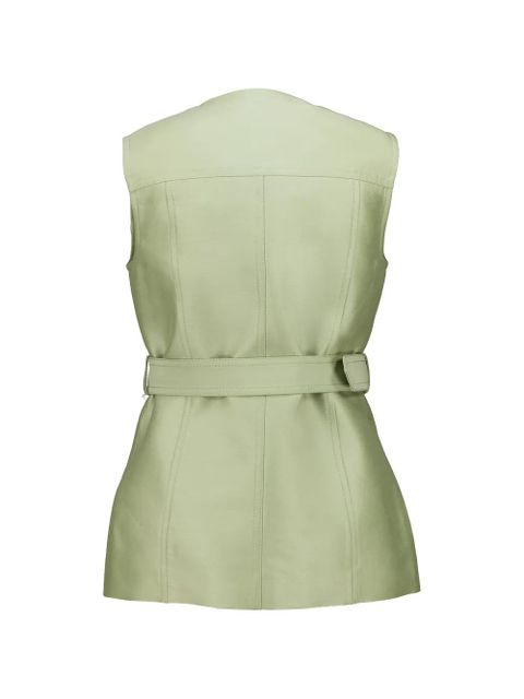 ZIMMERMANN Luna wool silk utility vest - Green - zdjęcie produktu nr 2
