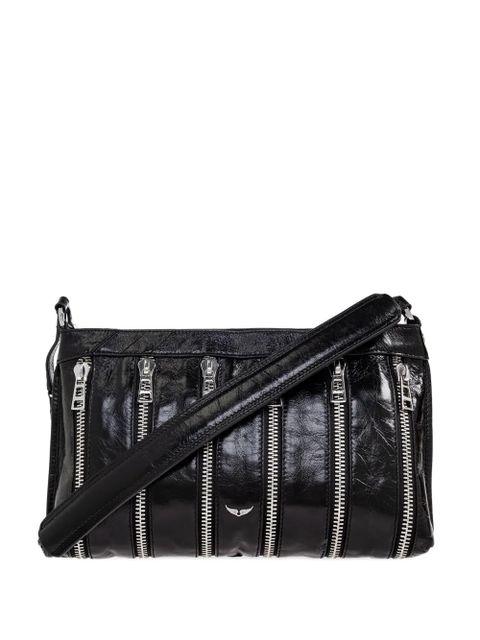 Zadig&Voltaire Sunny Moody multiple-zip leather shoulder bag - Black - zdjęcie produktu nr 1