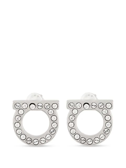 Ferragamo Gancini embellished earrings - Silver - zdjęcie produktu nr 1