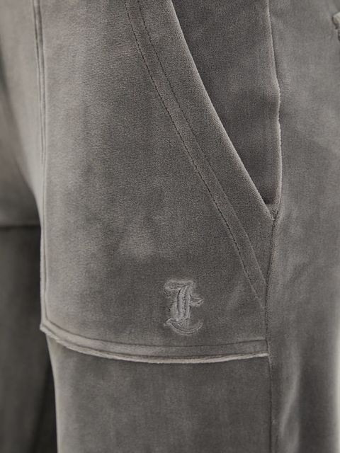 Juicy Couture spodnie dresowe Layla damskie kolor szary gładkie JCSEBJ001 - zdjęcie produktu nr 2