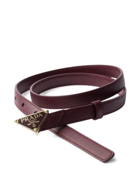 Prada Saffiano-leather belt - Red - zdjęcie produktu nr 2