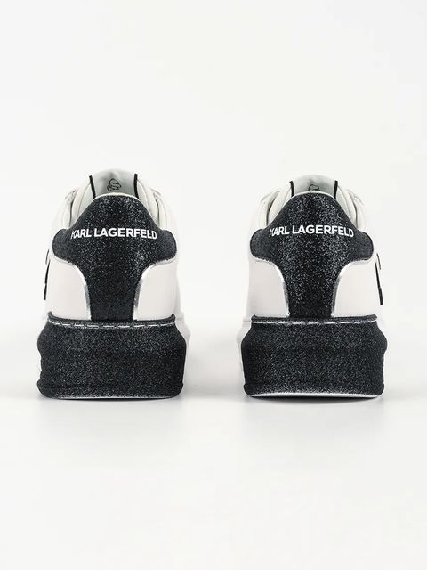 Karl Lagerfeld sneakersy skórzane KAPRI kolor biały KL62530F