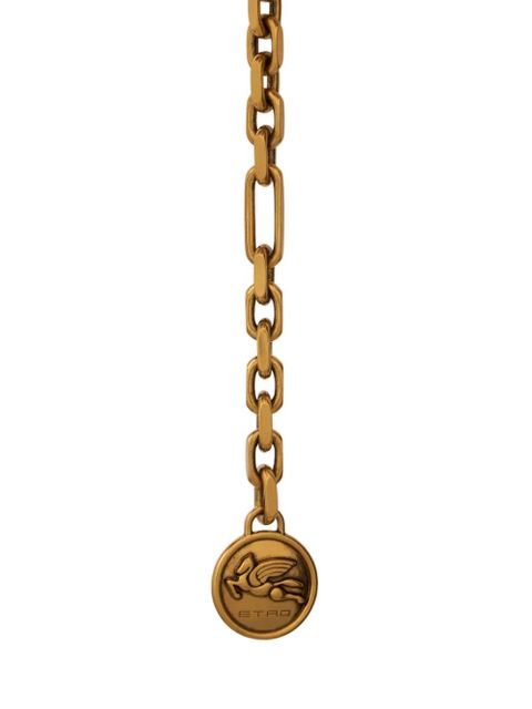 ETRO Pegaso Coins chain belt - Gold