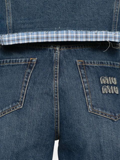 Miu Miu denim shorts - Blue