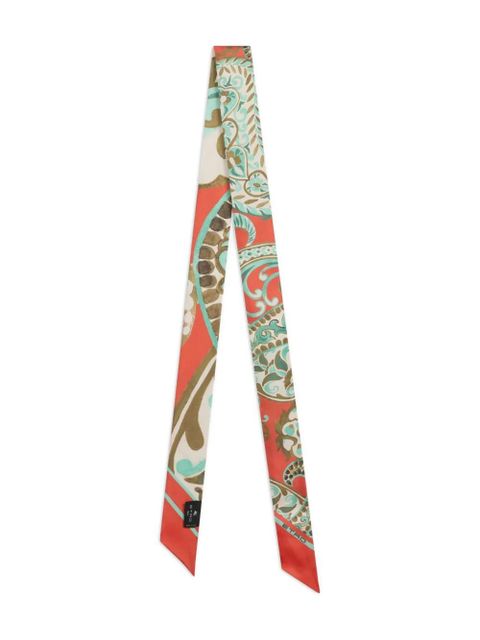 ETRO paisley silk scarf - Orange - zdjęcie produktu nr 1