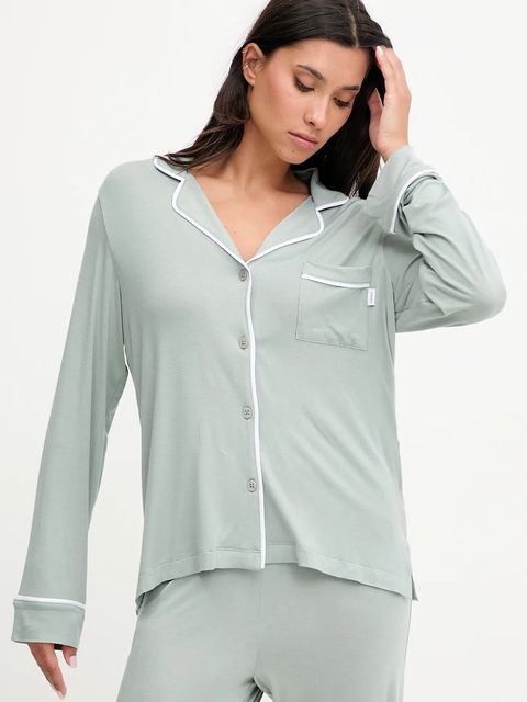 Dkny piżama damska kolor zielony YI90092 - zdjęcie produktu nr 2