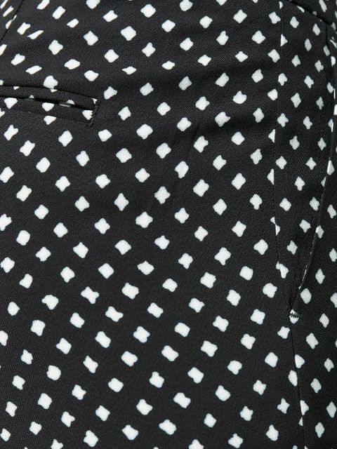 ETRO polka-dot cropped trousers - Black - zdjęcie produktu nr 2