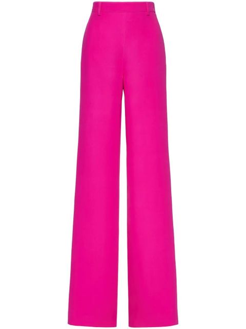 Valentino Garavani Cady Couture silk trousers - Pink - zdjęcie produktu nr 1