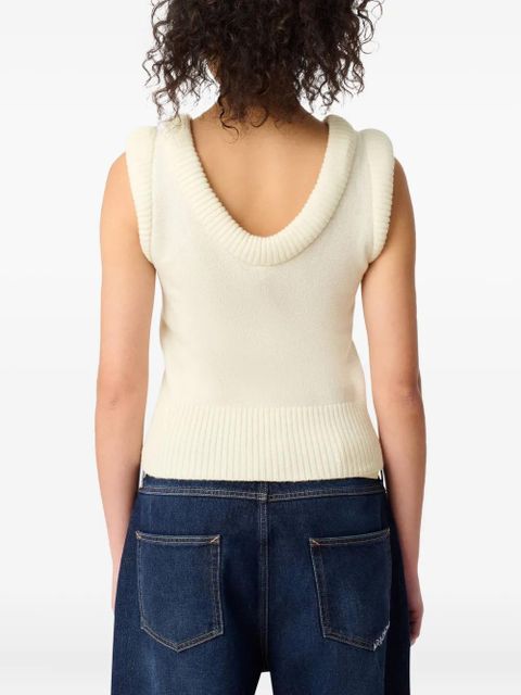 Axel Arigato Marla ribbed vest - Neutrals