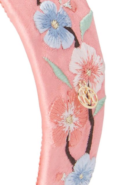 Maison Michel Miwa floral-print headband - Pink - zdjęcie produktu nr 2