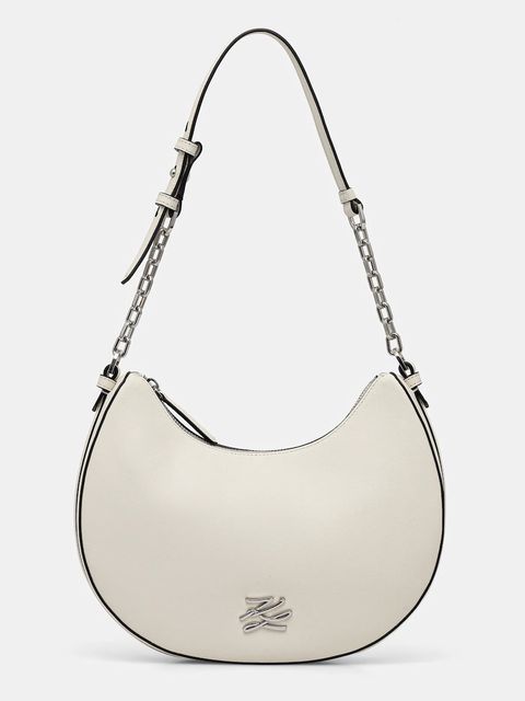 Karl Lagerfeld torebka skórzana Karl Lagerfeld x Paris Hilton kolor biały B1W30270 - zdjęcie produktu nr 1