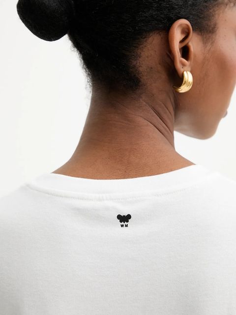 Weekend Max Mara t-shirt bawełniany ARA damski kolor biały 2525976041600