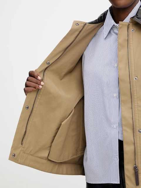 Weekend Max Mara kurtka DOREMA kolor beżowy przejściowa 2525086061600