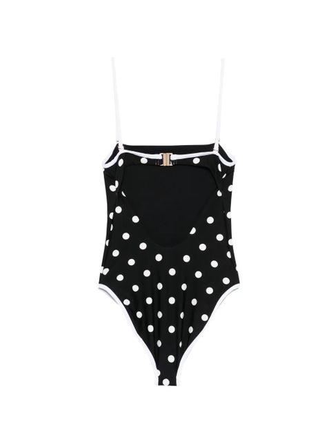 Self-Portrait polka-dot pattern swimsuit - Black - zdjęcie produktu nr 2