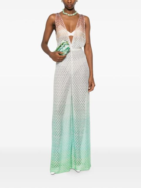 Missoni V-neck jumpsuit - Neutrals - zdjęcie produktu nr 2