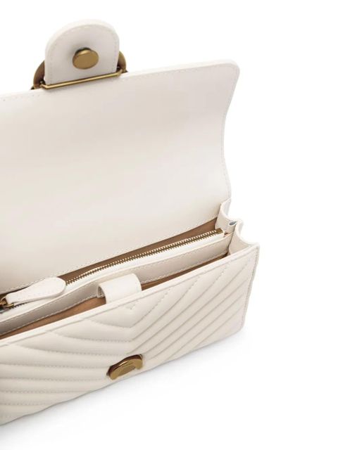 PINKO mini Love One cross body bag - White