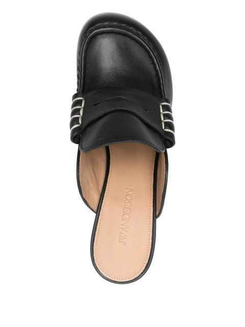 JW Anderson stitch-detail mules - Black
