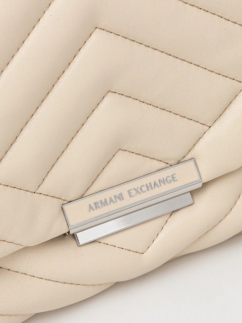 Armani Exchange torebka kolor beżowy 949122 4R742