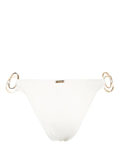 Cult Gaia Zoey ring-detail bikini bottoms - White - zdjęcie produktu nr 2
