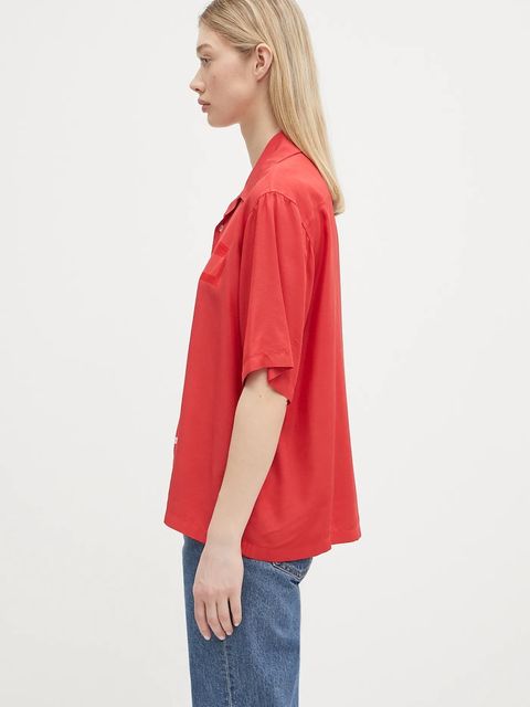 Aries koszula Ancient Column Satin Viscose Hawaiian Shirt