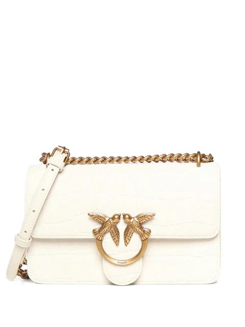 PINKO small croc-effect cross body bag - White - zdjęcie produktu nr 1