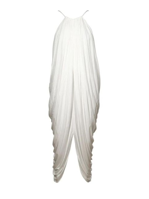 LOEWE draped midi dress - White - zdjęcie produktu nr 1