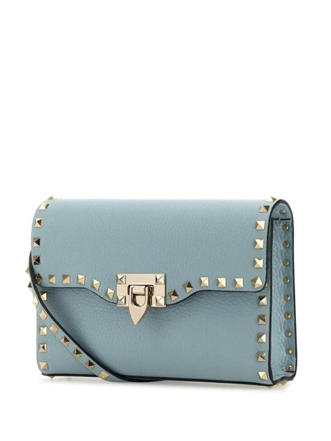 Valentino Garavani small Rockstud leather crossbody bag - Blue