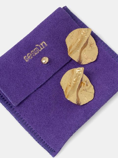 Sessun kolczyki pozłacane