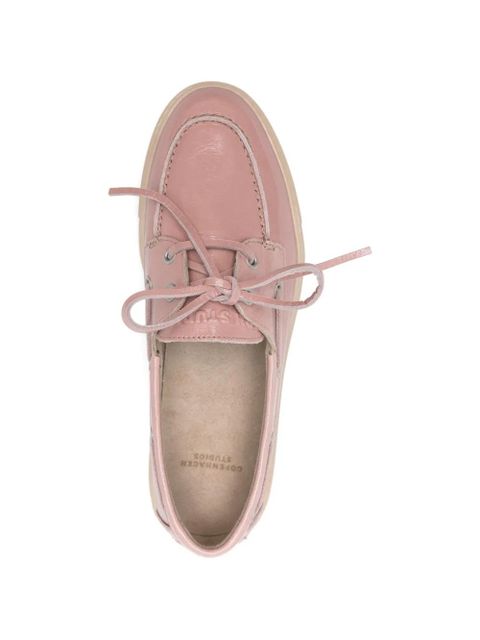 Copenhagen leather boat shoes - Pink