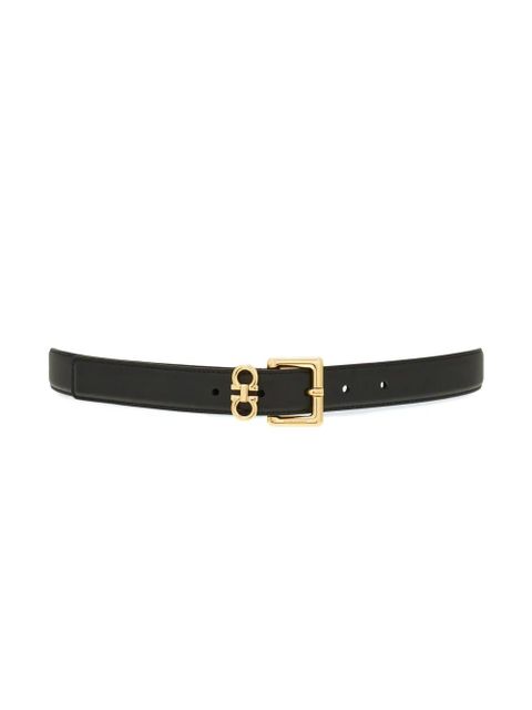 Ferragamo Gancini-plaque belt - Black - zdjęcie produktu nr 2