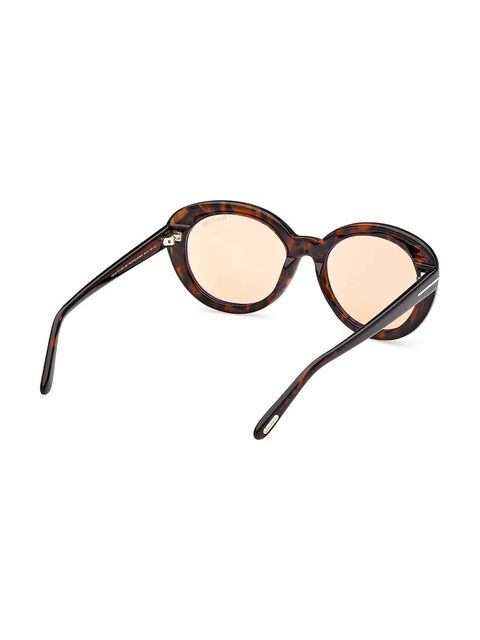 Tom Ford okulary przeciwsłoneczne damskie kolor brązowy FT1009_5552E