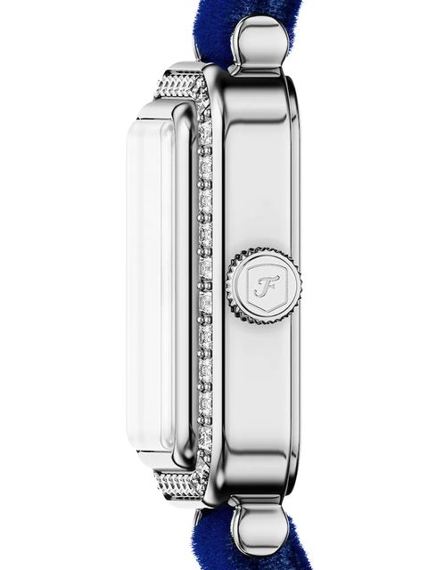 Fossil zegarek damski kolor srebrny ES5436