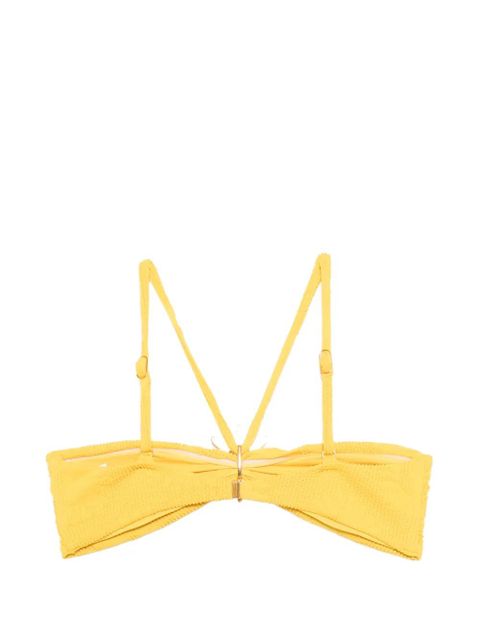 FARM Rio sun-plaque bikini top - Yellow - zdjęcie produktu nr 2