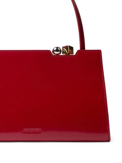 Jacquemus Le Salon logo-embossed shoulder bag - Red - zdjęcie produktu nr 2