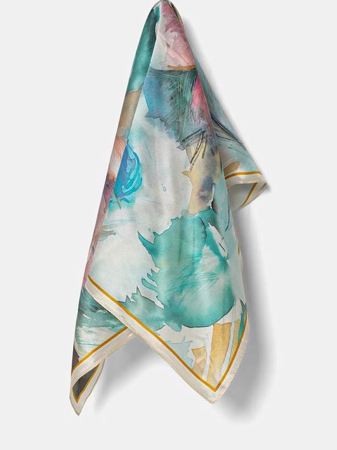 Answear.LAB apaszka jedwabna damska kolor multicolor wzorzysta - zdjęcie produktu nr 1