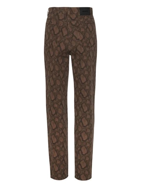 ROTATE BIRGER CHRISTENSEN printed jeans - Brown