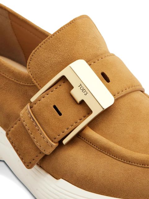 Tod's buckle-detail sneakers - Brown