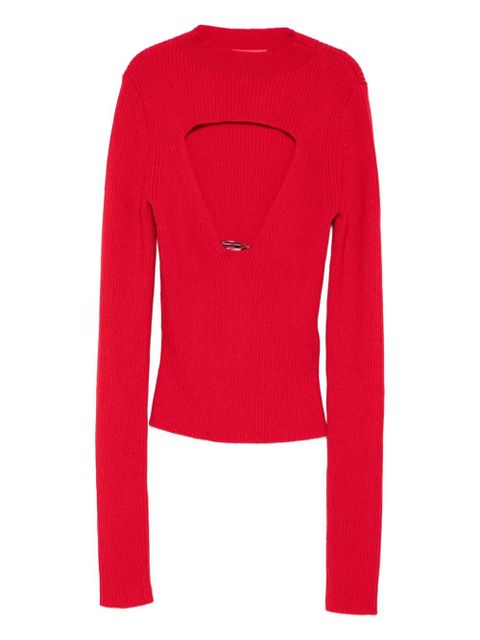 Diesel ribbed sweater - Red - zdjęcie produktu nr 1
