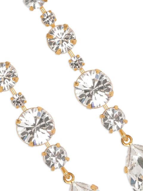 Jennifer Behr Analia crystal drop earrings - Gold