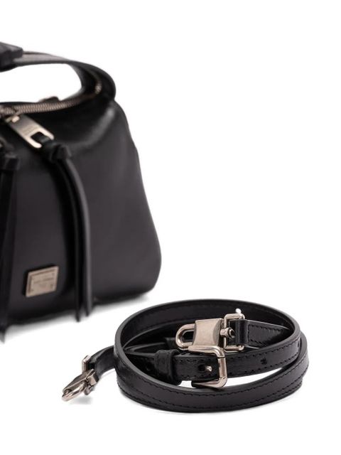 Dolce & Gabbana zip-fastening leather tote bag - Black