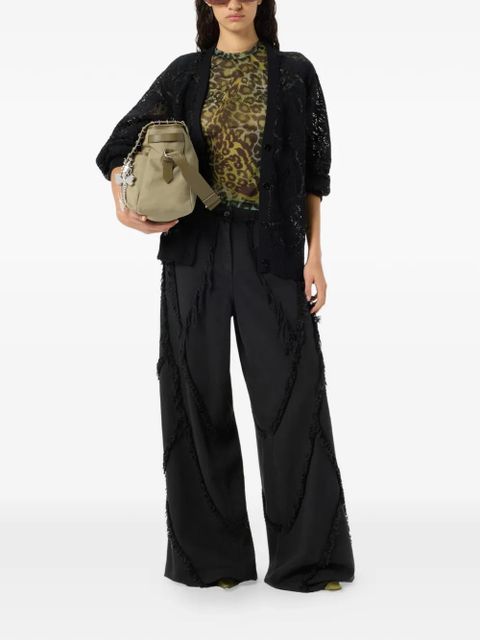 Blumarine V-neck cardigan - Black - zdjęcie produktu nr 2