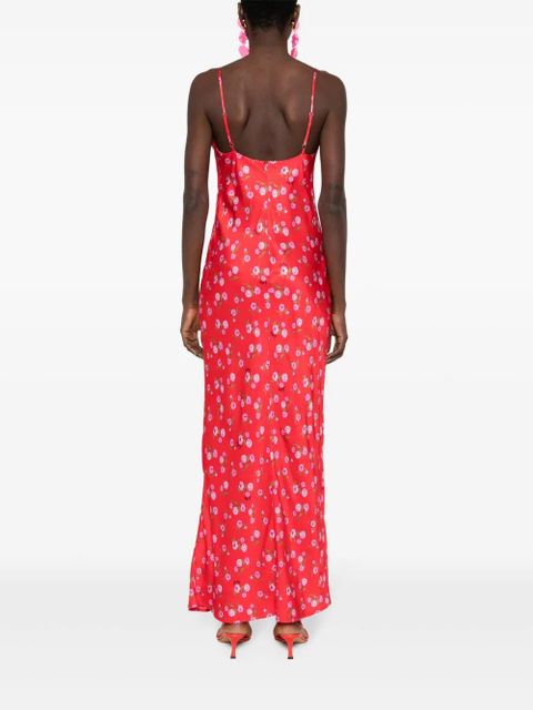 ROTATE BIRGER CHRISTENSEN floral-print dress - Red