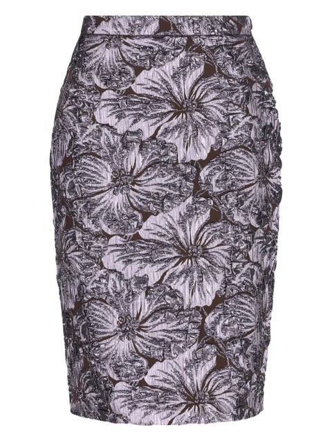 Gucci floral midi skirt - Purple - zdjęcie produktu nr 1