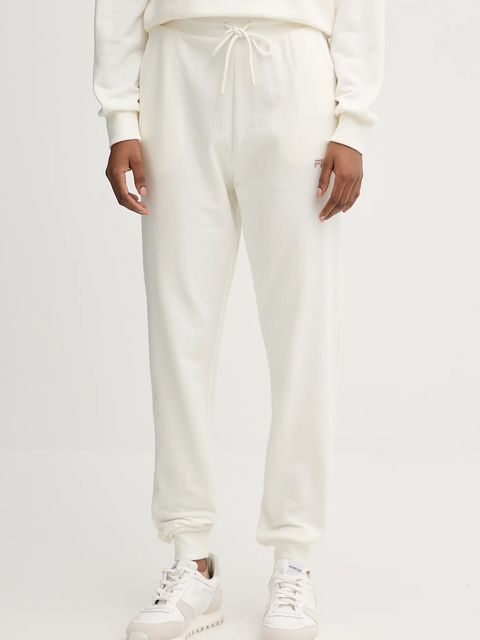 Fila dres bawełniany kolor beżowy FPW4181